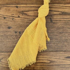 À l'ombre des ouches - serviette emma jaune moutarde new 2